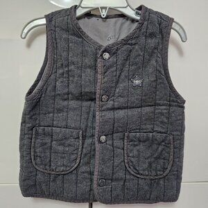 Toddler Padded Reversible Quilted Winter Puffy Vest